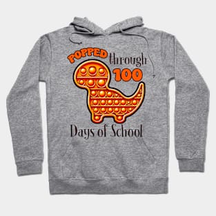 popped through 100 days of school Hoodie